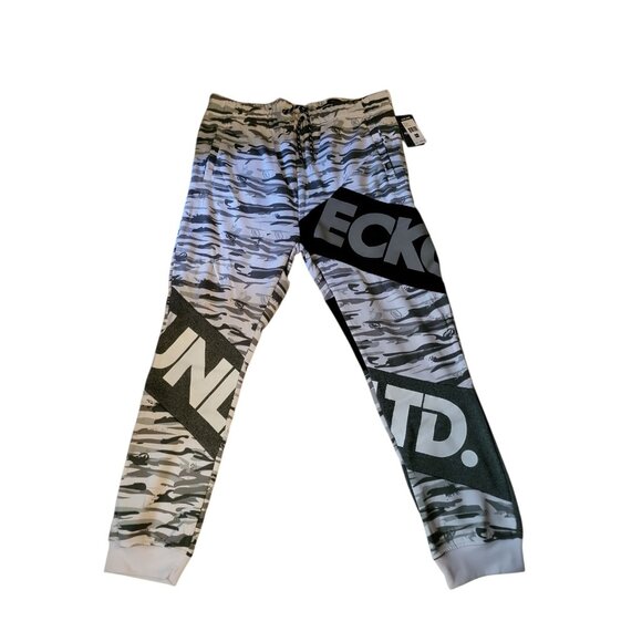 Ecko Unltd Men’s Fleece Jogger Pants White Camo - NWT 2XL - Picture 5 of 8